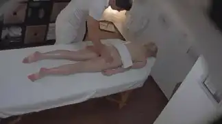 Blonde Came For An Erotic Massage
